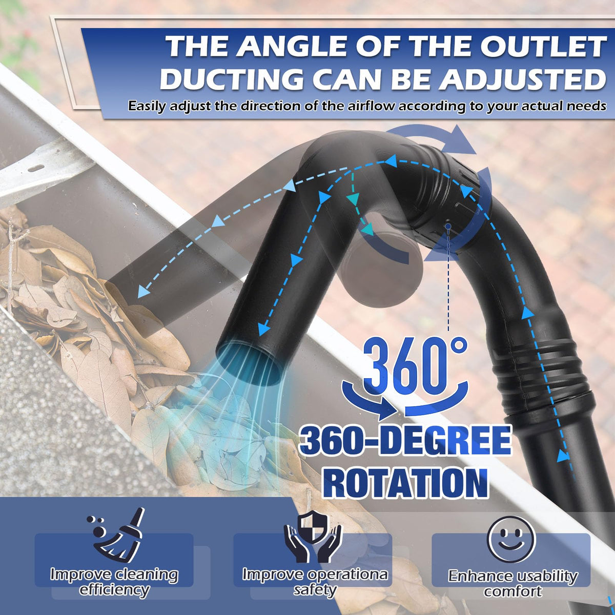 Universal Gutter Cleaning Tools for Leaf Blowers L4419
