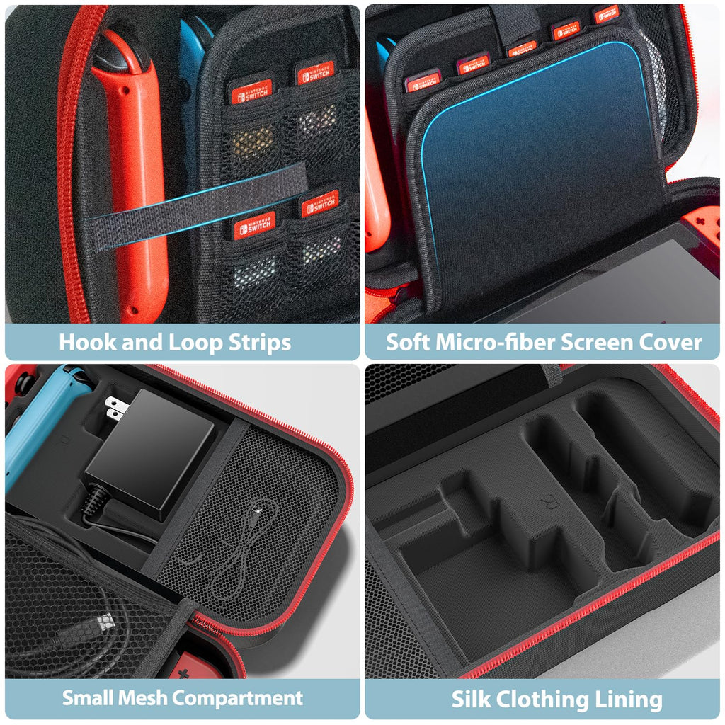 Switch OLED Carrying Case with 20 Games N650466