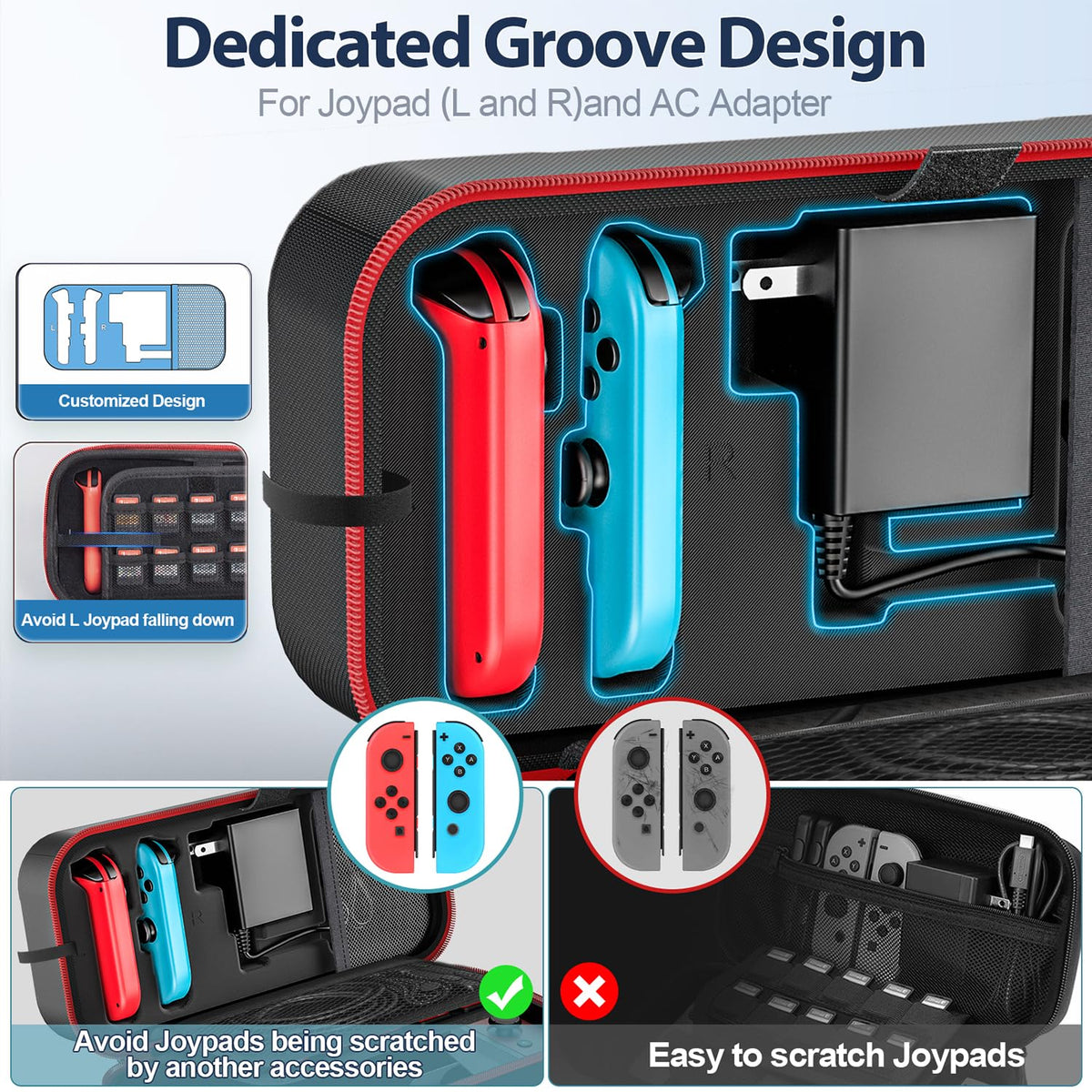 Switch OLED Carrying Case with 20 Games N650466