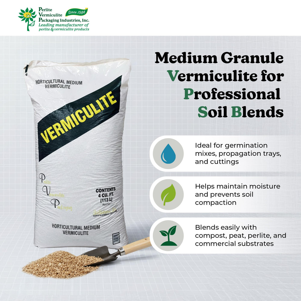 4 Cubic Feet Medium Vermiculite Soil Conditioner G208