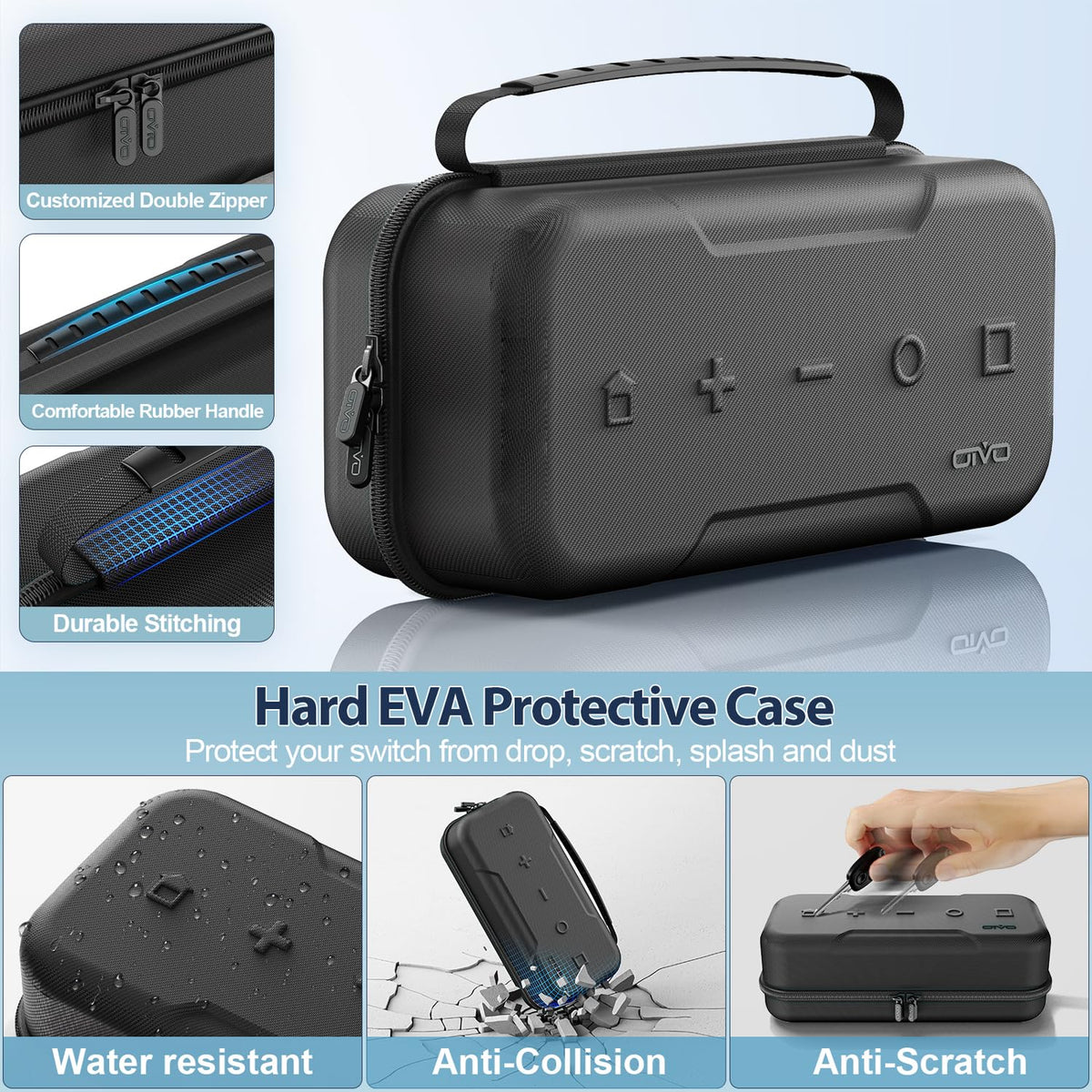 Switch OLED Carrying Case with 20 Games N650466