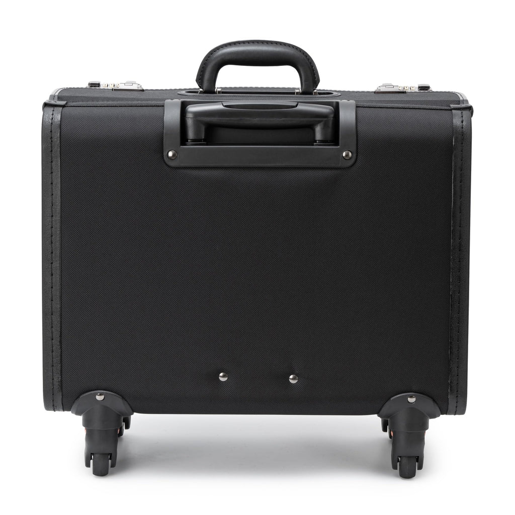 Wheeled Briefcase with 17” Laptop Compartment and Dual Combo Locks H97837