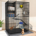 Extra Large Cat Cage Indoor Enclosure with Storage Cube R8206